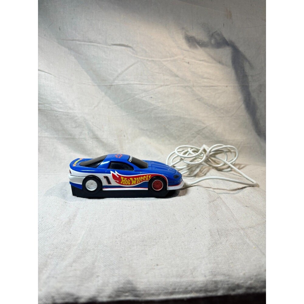 Vintage Hot Wheels Chevy Camaro Computer Mouse Corded Ball Track Untested